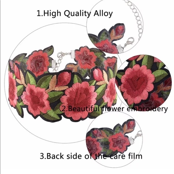 🌹NWT Ladies Rose Choker - Picture 5 of 8